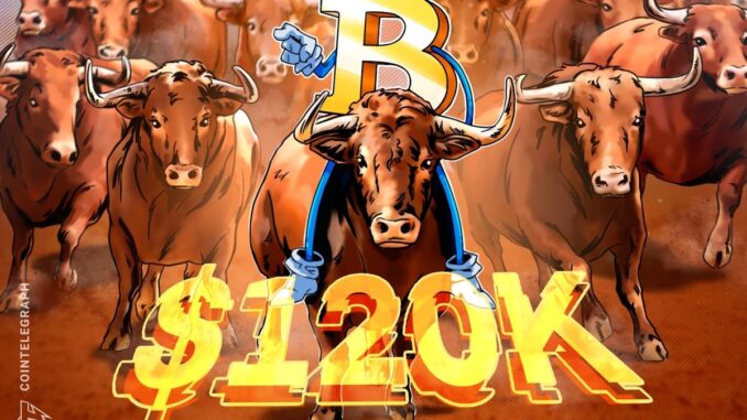 Bitcoin Eyes Further Gains to $120K as BTC Price Reclaims Key Level